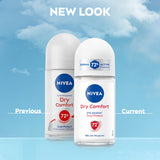 Dry Comfort Anti-perspirants Roll-on For Women, 72h- 50m