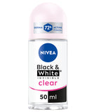 Black & White Invisible Clear Anti-Perspirant Roll-on For Women 48h - 50ml