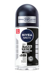 NIVEA Black & White Invisible Clear Anti-Perspirant Roll-on For Women 72h - 50ml
