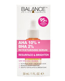 Balance Active Formula AHA 10% + BHA 2% Retexturising Serum 30ml