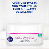 NIVEA Perfect & Radiant Even Tone Mattifying Day Cream For Women - 50ml