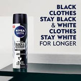 Black & White Invisible Original Anti-Perspirant Spray for Men, 48h - 200ml