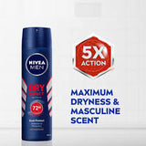 Dry Impact Anti-Perspirant Spray For Men, 72h -200ml
