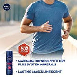 Dry Impact Anti-Perspirant Spray For Men, 72h -200ml