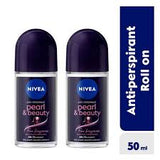 NIVEA Pearl & Beauty Black Pearl Fine Fragrance Anti-Perspirant Roll-On, 48h - 50ml