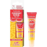 FLOSLEK Lip Scrub Sugar Peeling Pera Limonera 14g - Juicy Pear and Grape Aroma