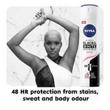 lack & White Invisible Clear Anti-Perspirant Spray For Women, 48h - 200m