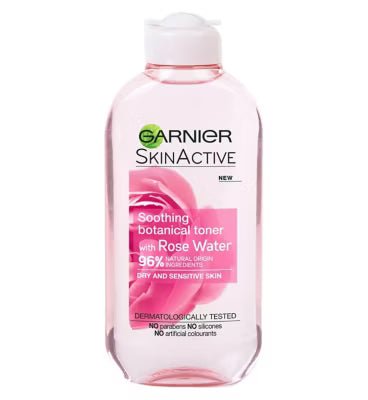 Garnier Natural Rose Water Toner Sensitive Skin 200ml - Brandlistry Nigeria
