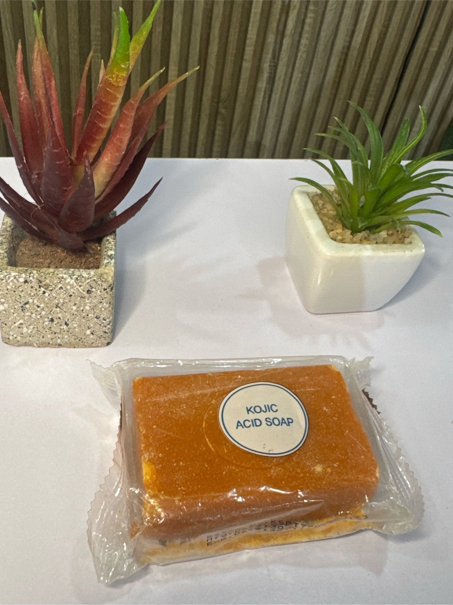 Kojic Acid Soap - transparent packaging - Brandlistry Nigeria