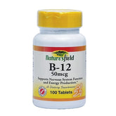 Nature’s Field Vitamin B-12 (50mcg)