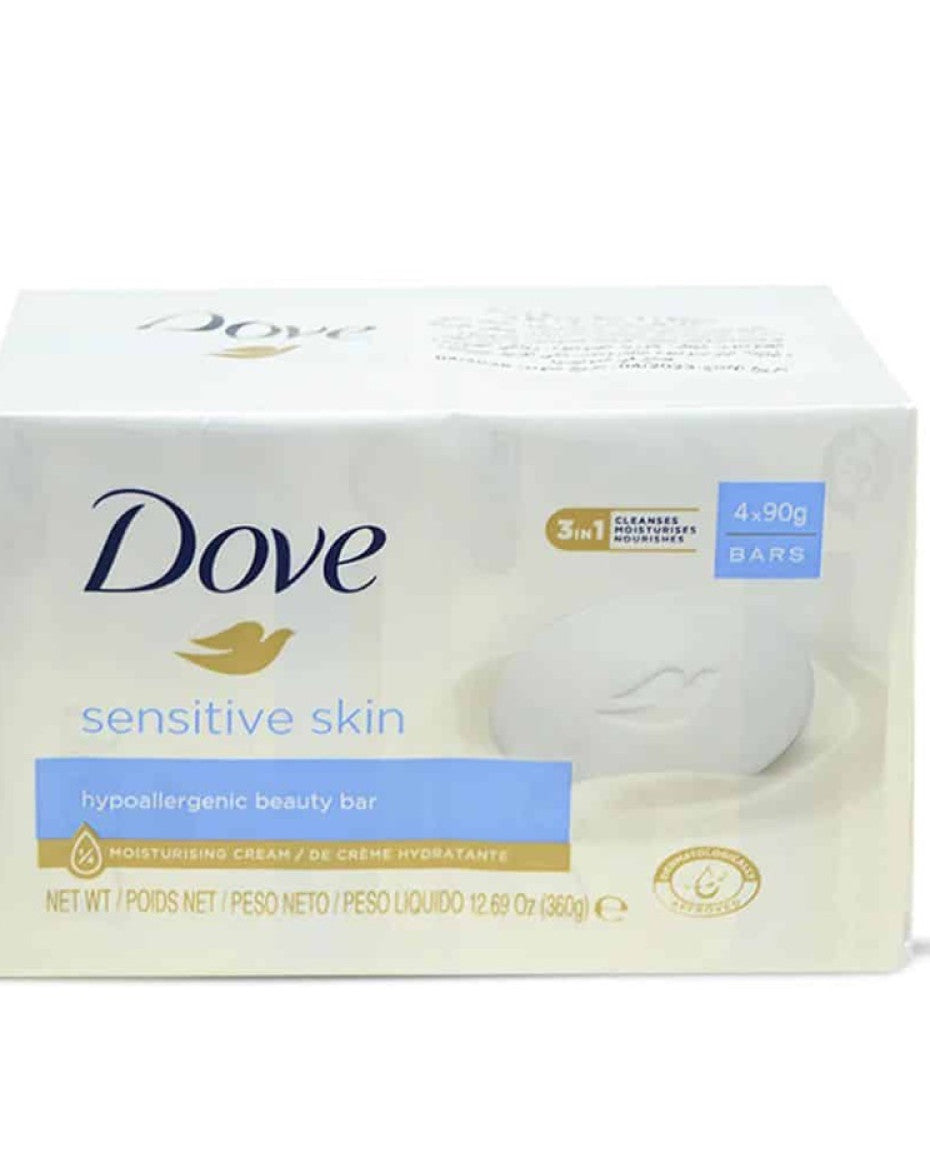 DOVE Sensitive Skin Bar Soap – 4*90g