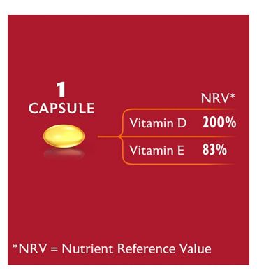 Seven Seas Omega-3 Fish Oil Plus Cod Liver Oil High Strength - 120 One-A-Day Capsules