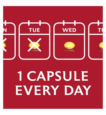 Seven Seas Cod Liver Oil One-A-Day Omega-3 Fish Oil & Vitamin D 120 Capsules