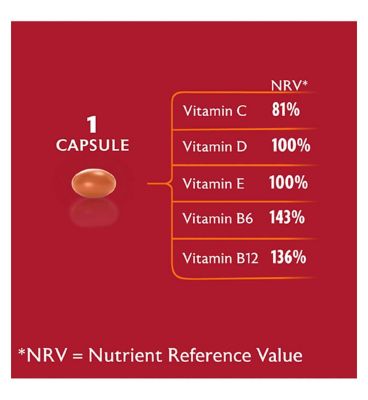 Seven Seas Cod Liver Oil Plus Multivitamins Omega-3 Fish Oil 90 Capsules