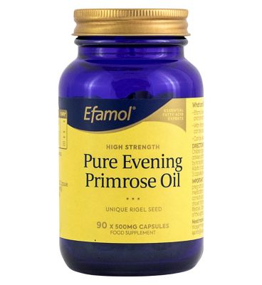 Efamol High Strength Pure Evening Primrose Oil 90 x 500mg Capsules
