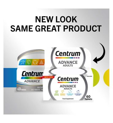 Centrum Advance Multivitamins & Minerals, 60 Tablets