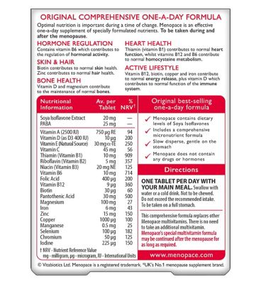 Vitabiotics Menopace Original - 30 Tablets