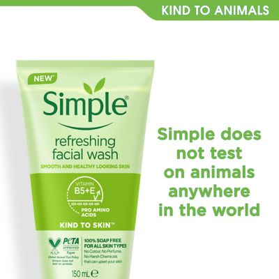 Simple Kind to Skin Refreshing Facial Wash Gel 150 ml