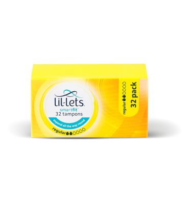 Lil-Lets Non-Applicator Tampons (SmartFit™) – Regular – 32 pack