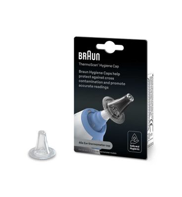 Braun ThermoScan Hygiene Caps for Ear Thermometers – Pack of 40, LF40
