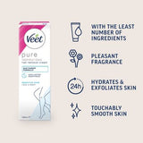 Veet Pure Hair Removal Cream Legs & Body Sensitive - 100ml