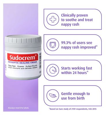 Sudocrem Antiseptic Healing Nappy Cream 125g
