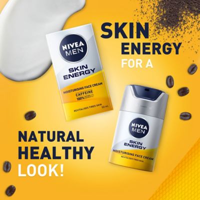 NIVEA MEN Skin Energy Face Cream Moisturiser 50ml