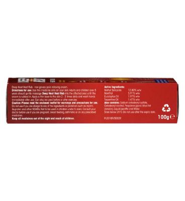 Deep Heat Heat Rub - 100g