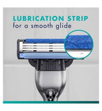 Gillette Mach3 Razor For Men, 1 Gillette Razor, 2 Razor Blade Refills