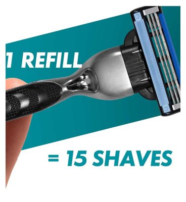 Gillette Mach3 Razor Refills for Men, 8 Razor Blade Refills