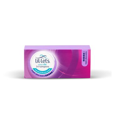Lil-Lets Non-Applicator Tampons (SmartFit™) – Super Plus Extra – 14 pack
