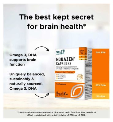 Equazen Capsules - Omega 3 & Omega 6 Supplement - 180 Capsules