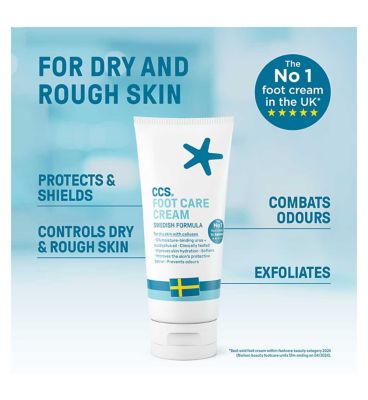 CCS Foot Care Cream for Dry and Callused Feet - 175 ml