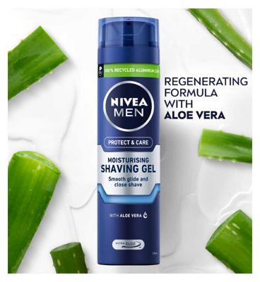 NIVEA MEN Protect & Care Moisturising Shaving Gel with Aloe Vera 200ml