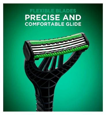Wilkinson Sword Xtreme 3 Sensitive Men's Disposable Razors x 8, Men's razor for Sensitive Skin