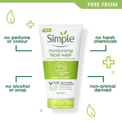 Simple Kind to Skin Moisturising Facial Wash 150ml