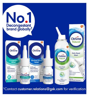 Otrivine Adult Nasal Drops - 10ml
