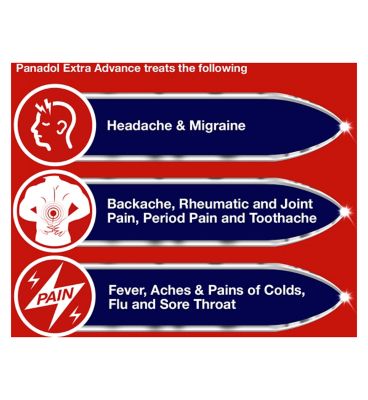 Panadol Extra Soluble Tablets Paracetamol + Caffeine - 24 Soluble Tablets