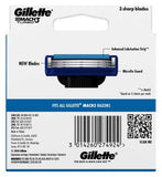 Gillette Mach3 Turbo Men’s Razor Blade Refills, 8 Pack