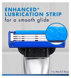 Gillette Mach3 Turbo Men’s Razor Blade Refills, 8 Pack