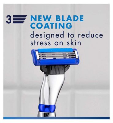 Gillette Mach3 Turbo Men’s Razor Blade Refills, 8 Pack