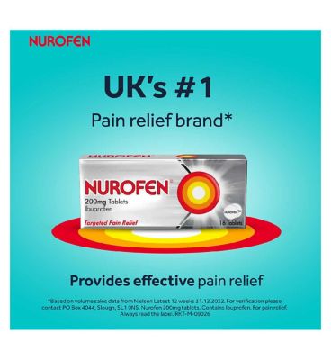 Nurofen Targeted Pain Relief Ibuprofen 200mg Tablets 16s
