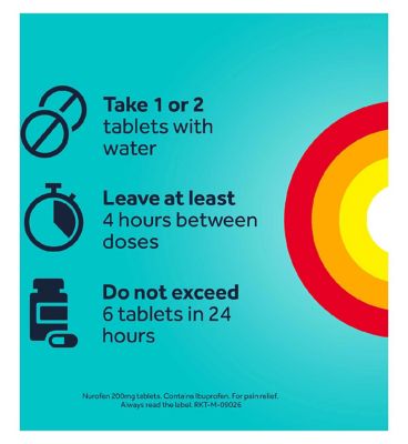Nurofen Targeted Pain Relief Ibuprofen 200mg Tablets 16s