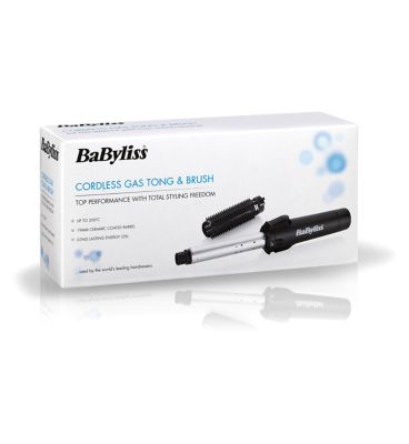 BaByliss Cordless Gas Tong & Brush