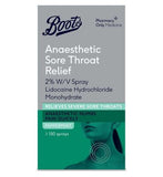 Boots Severe Sore Throat Relief 2% w/v Oromucosal Spray