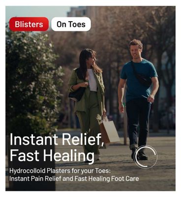 Compeed Hydrocolloid Blister Plaster for Toes - Pack of 8