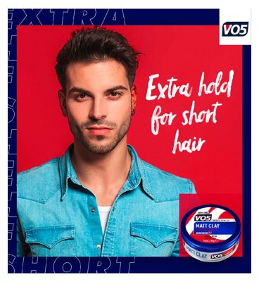 Vo5 Matt Long Lasting Hold Hair Clay 75ml