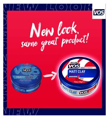 Vo5 Matt Long Lasting Hold Hair Clay 75ml