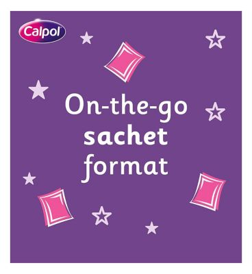 Calpol 120mg/5ml Sugar Free Infant Oral Suspension Strawberry Flavour 2+ Months 12 x 5ml Sachets