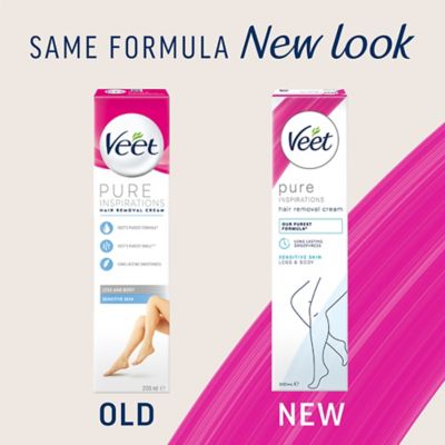 Veet Pure Hair Removal Cream Legs & Body Sensitive - 200ml